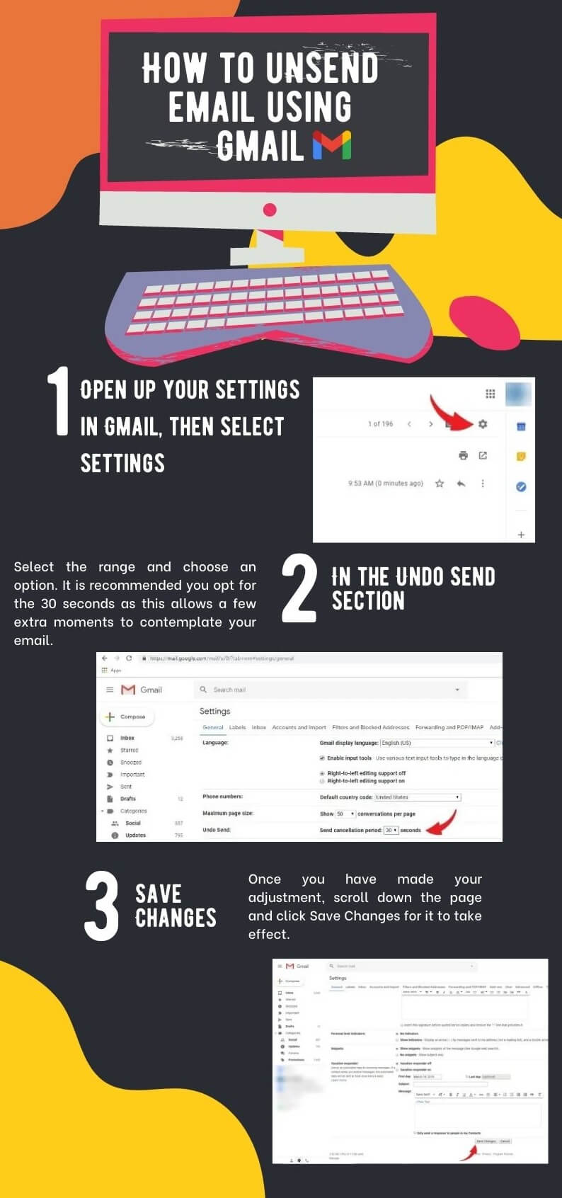 How to unsend email using Gmail