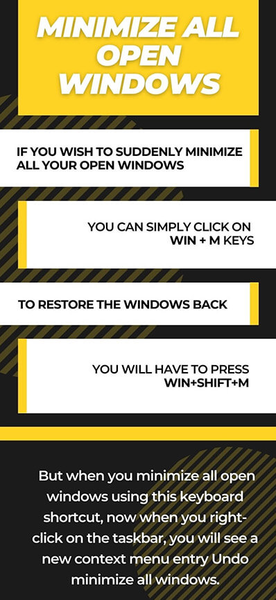 Minimize All Open Windows